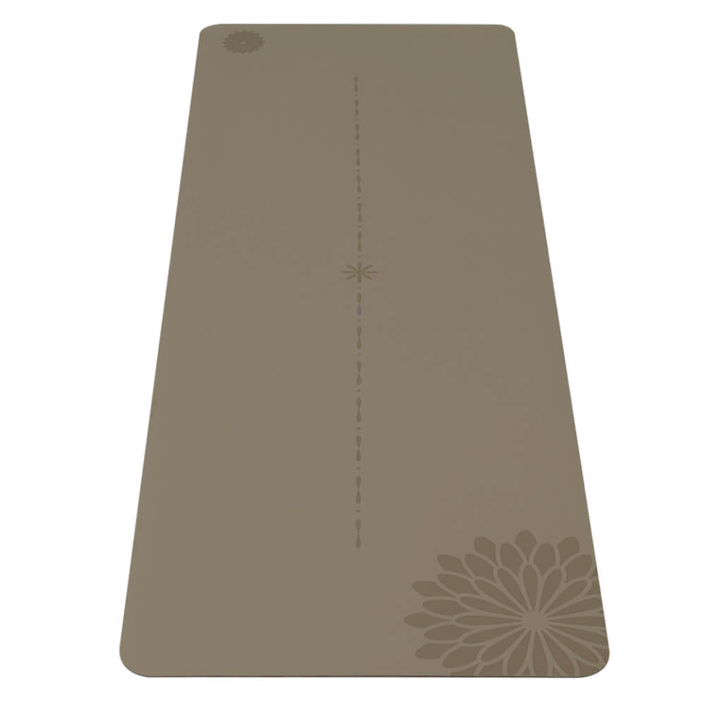 เสื่อโยคะ EASYOGA รุ่น BREATHIN' SPACE PRO MAT สีน้ำตาลอ่อน_2